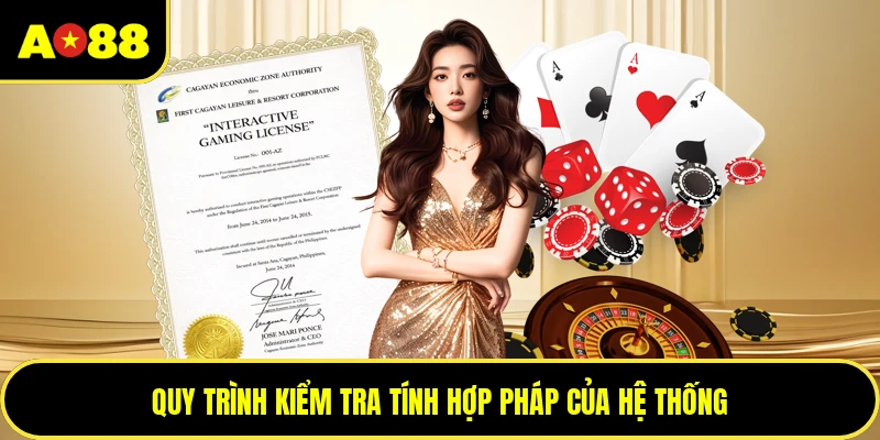 Quy trình kiểm tra tính hợp pháp của hệ thống